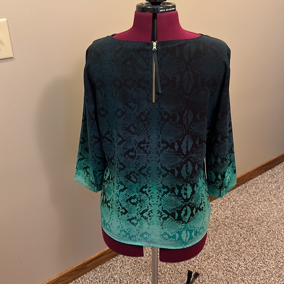 🖤The Limited🖤 Ombré, snake print blouse, size L - Picture 4 of 10